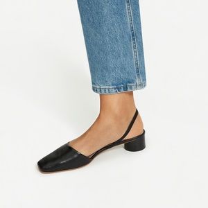 Everlane Tapered Square Toe Slingback